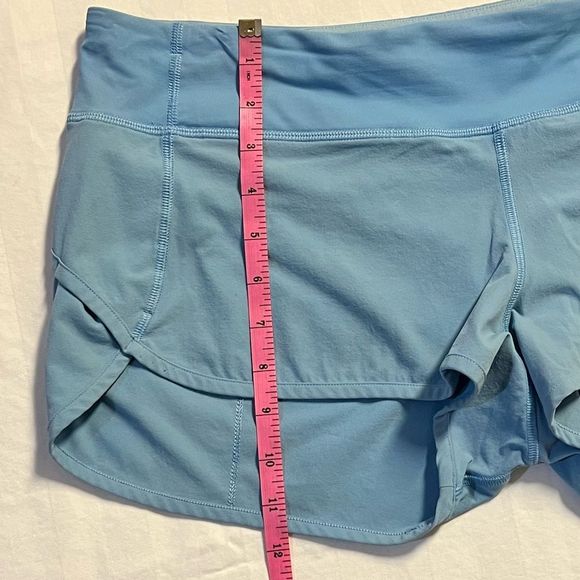 Lululemon 2.5” Speed Up Shorts, Lined, Sky Blue, Size 10. - Picture 12 of 15